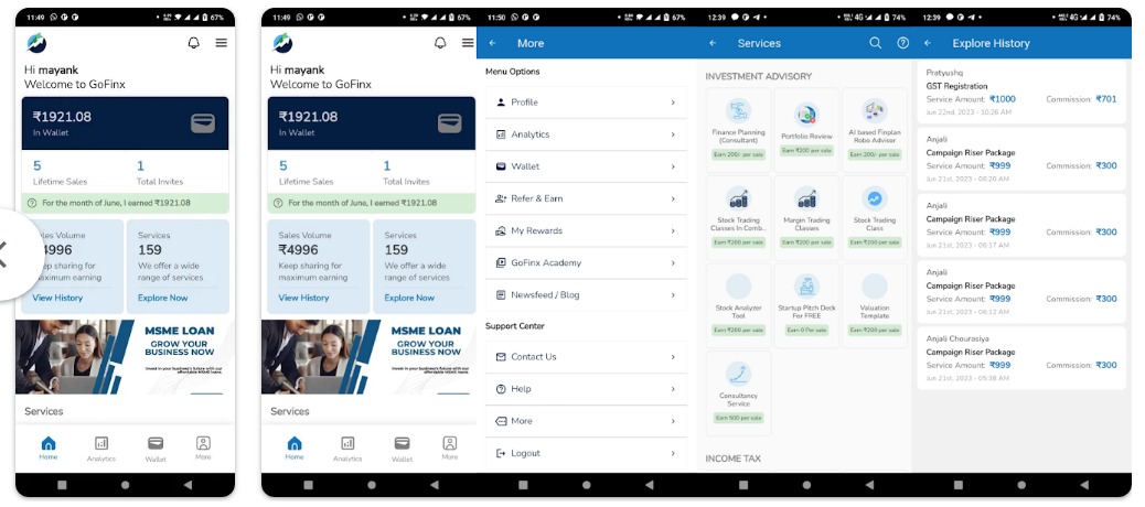 EarnX screenshot